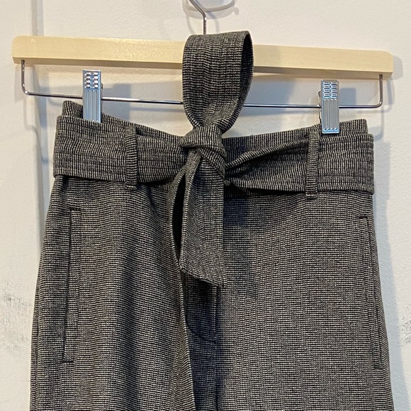 Aritzia Wool Tie-Front Pants in Heathered Grey - Picture 7 of 10